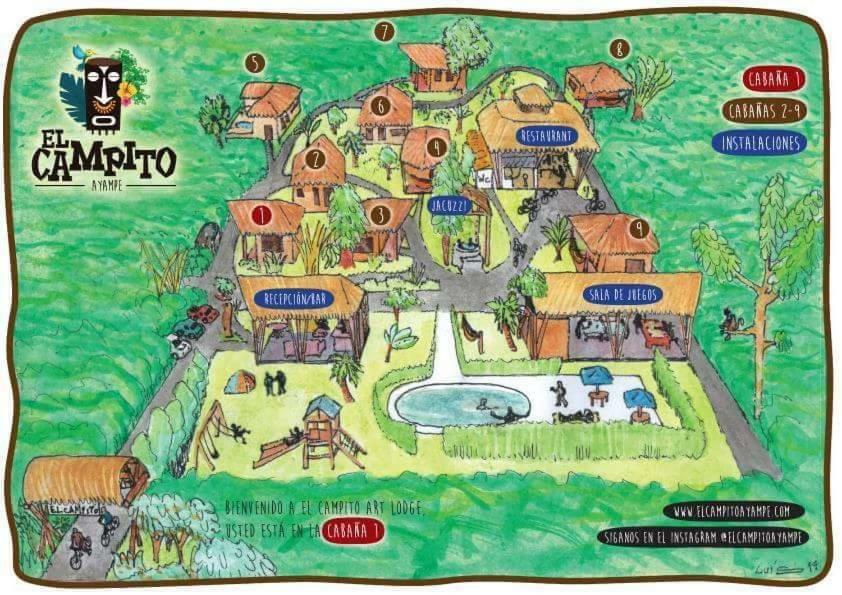 El Campito Lodge อายัมเป ภายนอก รูปภาพ